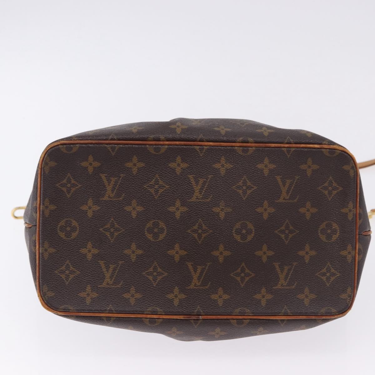 LOUIS VUITTON Monogram Palermo PM Tote Bag M40145 LV Auth 200341