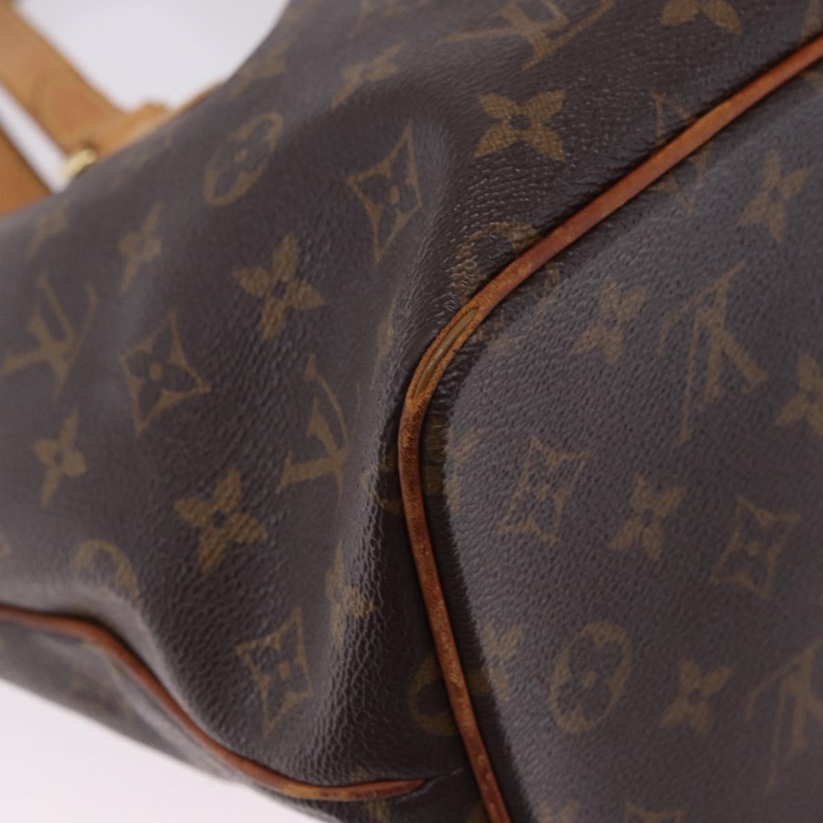 LOUIS VUITTON Monogram Palermo PM Tote Bag M40145 LV Auth 200341