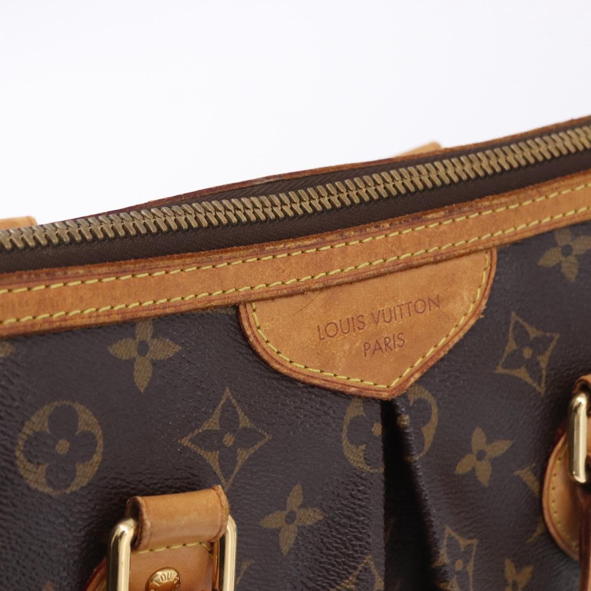 LOUIS VUITTON Monogram Palermo PM Tote Bag M40145 LV Auth 200341