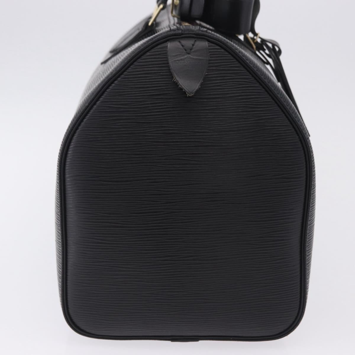 LOUIS VUITTON Epi Speedy 35 Hand Bag Black M42992 LV Auth 200342V