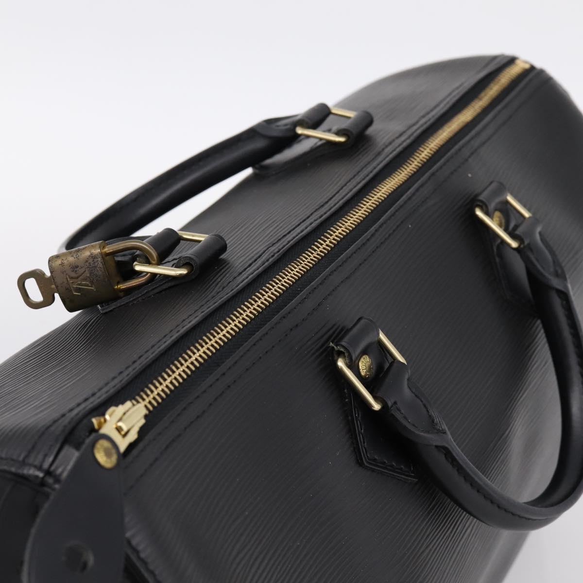 LOUIS VUITTON Epi Speedy 35 Hand Bag Noir black M42992 LV Auth 200343V