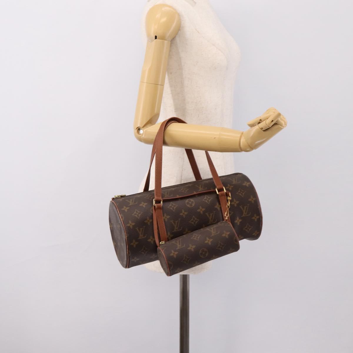 LOUIS VUITTON Monogram Papillon 30 Hand Bag Vintage M51365 LV Auth 200349A