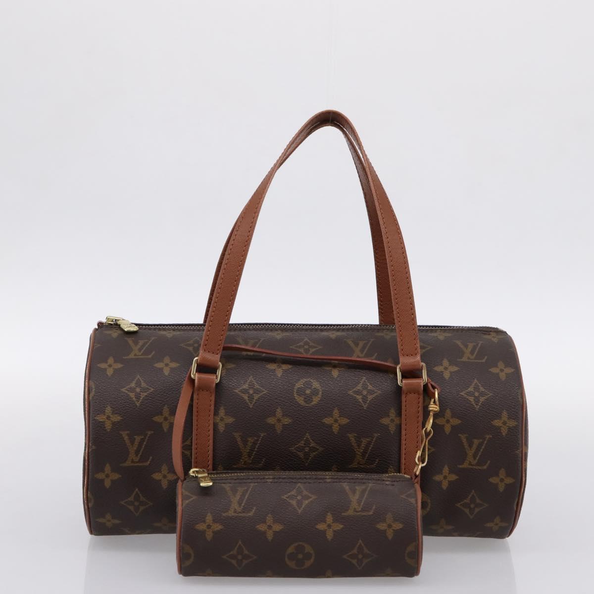 LOUIS VUITTON Monogram Papillon 30 Hand Bag Vintage M51365 LV Auth 200349A