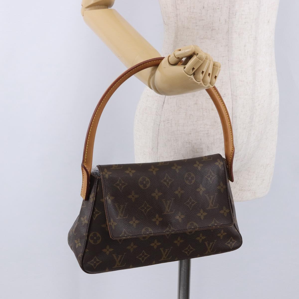 LOUIS VUITTON Monogram Mini Looping Shoulder Bag M51147 LV Auth 200350V