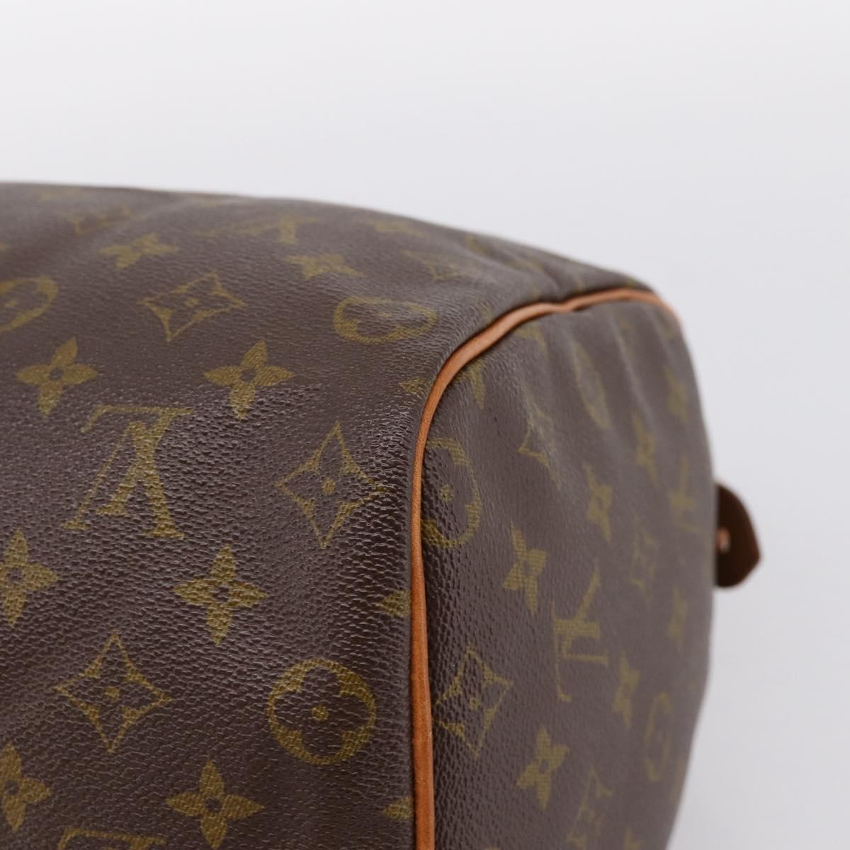 LOUIS VUITTON Monogram Speedy 35 Hand Bag M41524 LV Auth 200359