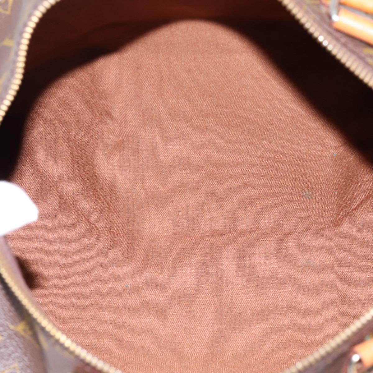 LOUIS VUITTON Monogram Speedy 35 Hand Bag M41524 LV Auth 200359
