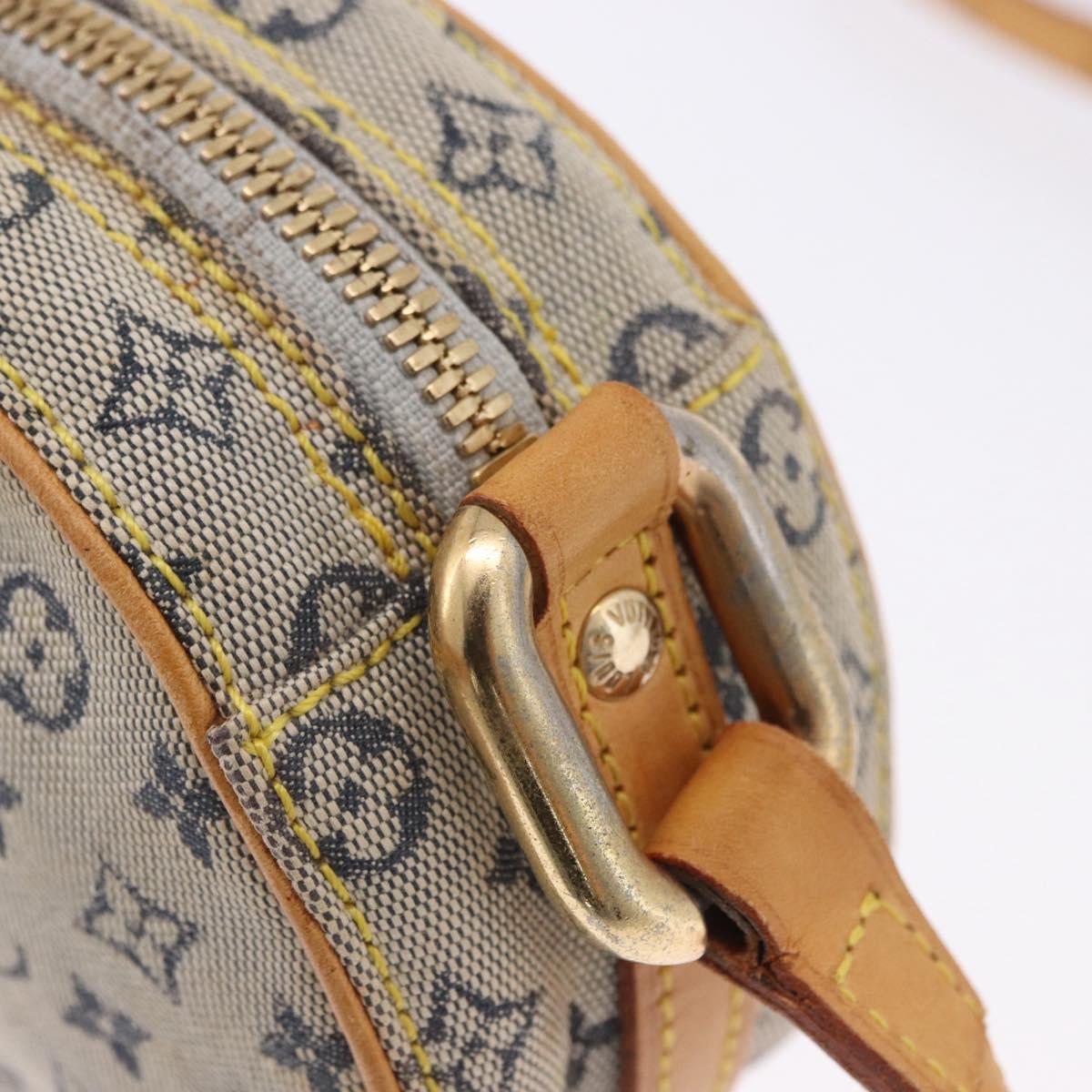 LOUIS VUITTON Monogram Mini Jeanne PM Shoulder Bag Blue M92001 LV Auth 200366