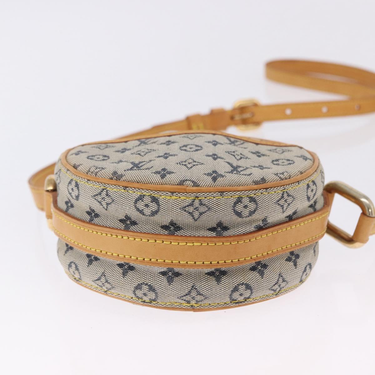 LOUIS VUITTON Monogram Mini Jeanne PM Shoulder Bag Blue M92001 LV Auth 200366