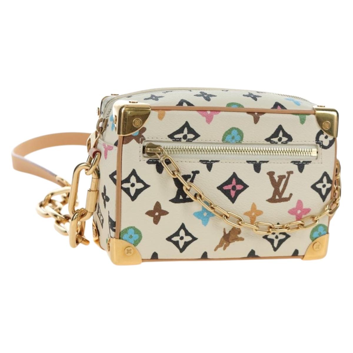 LOUIS VUITTON Monogram Craggy Mini Soft Trunk Bag Beige M25132 LV Auth 200369SM