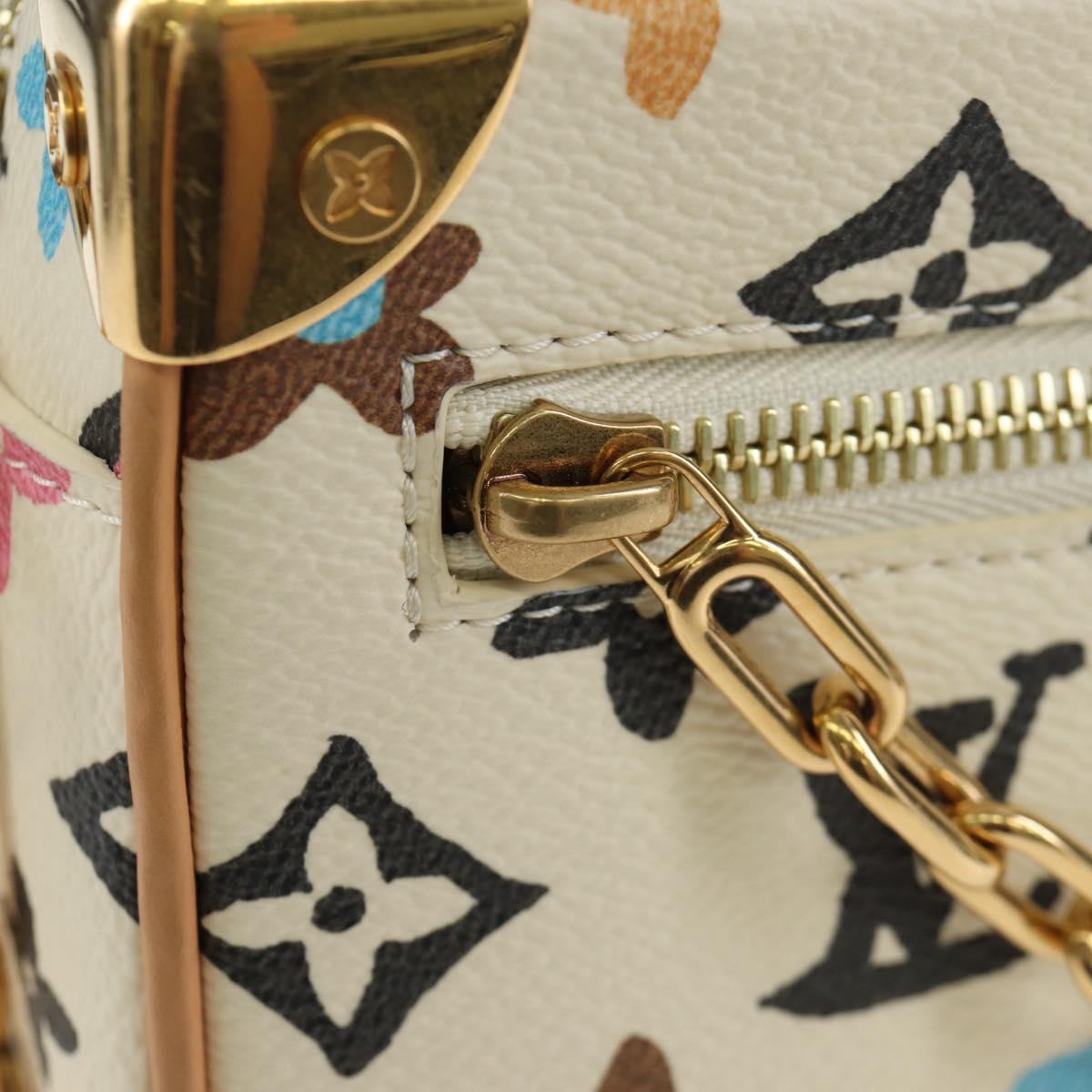LOUIS VUITTON Monogram Craggy Mini Soft Trunk Bag Beige M25132 LV Auth 200369SM