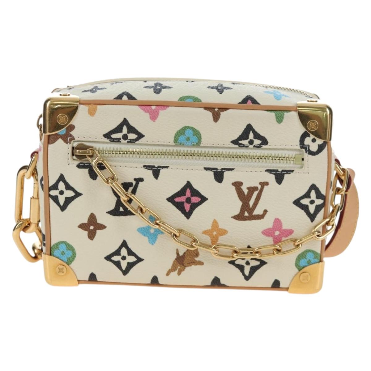 LOUIS VUITTON Monogram Craggy Mini Soft Trunk Bag Beige M25132 LV Auth 200369SM