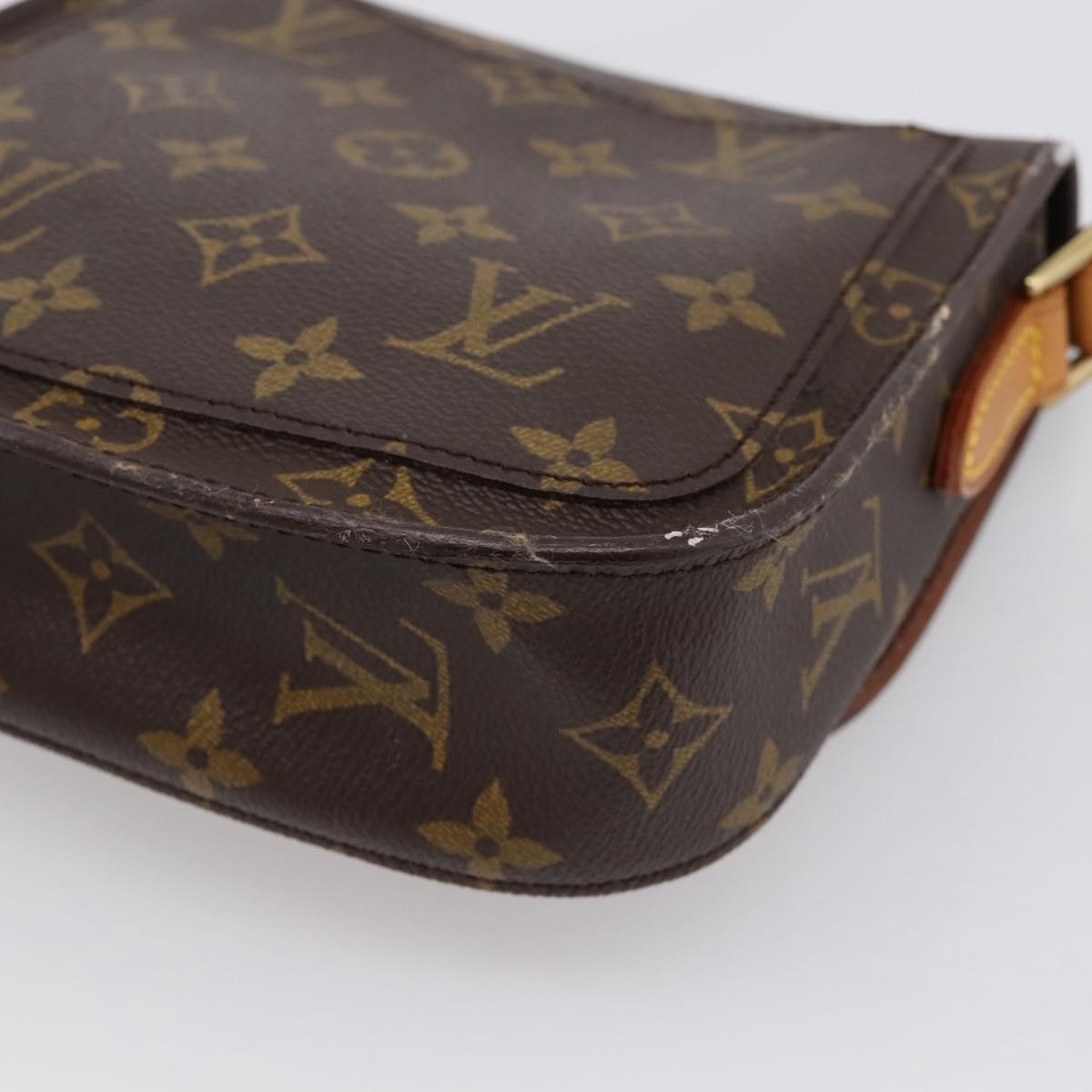 LOUIS VUITTON Monogram Saint Cloud PM Shoulder Bag M51244 LV Auth 200370A