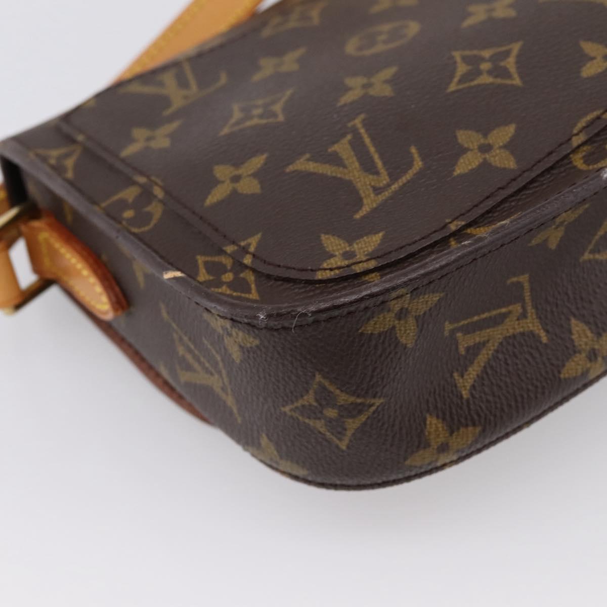 LOUIS VUITTON Monogram Saint Cloud PM Shoulder Bag M51244 LV Auth 200370A