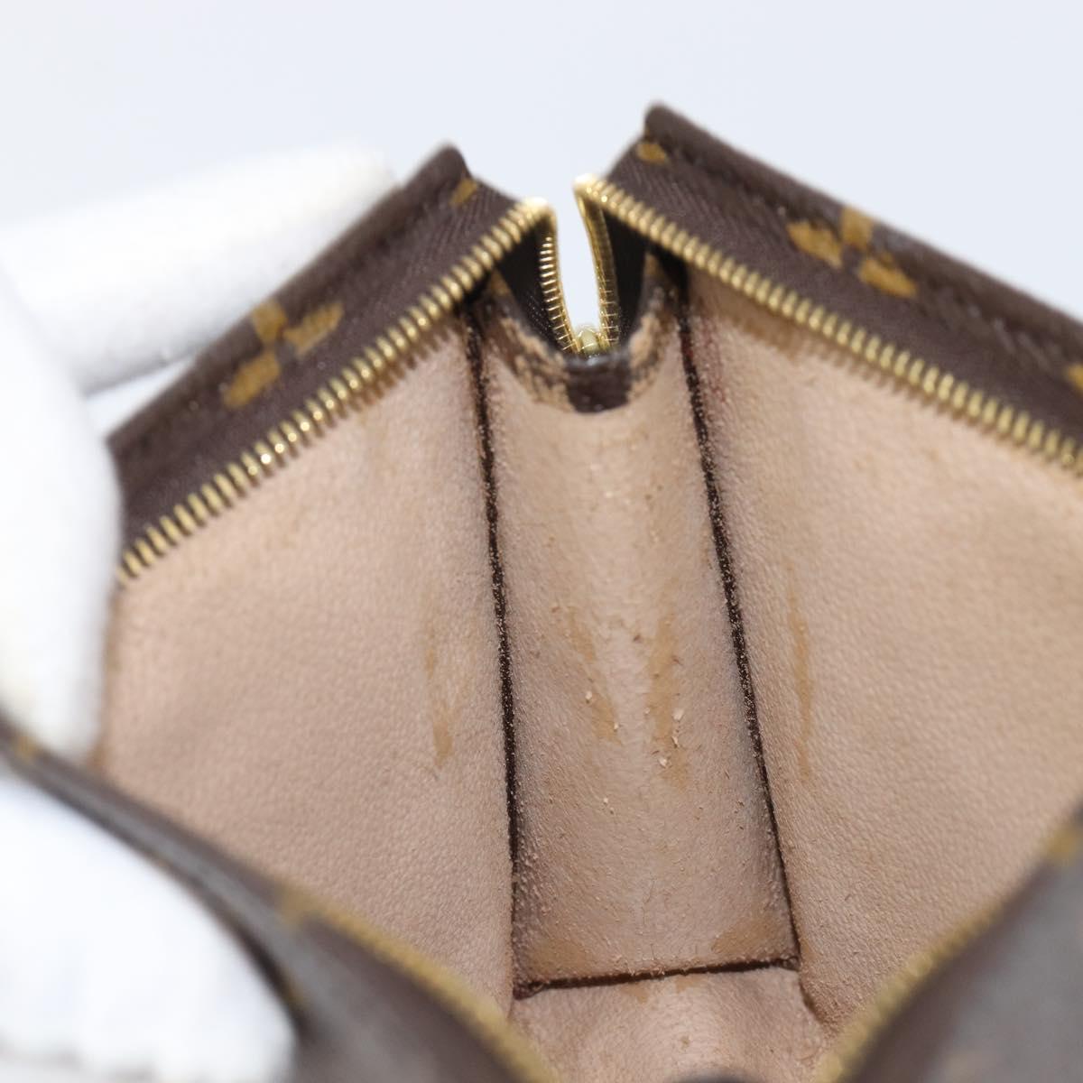 LOUIS VUITTON Monogram Poche Toilette 19 Pouch M47544 LV Auth 200373