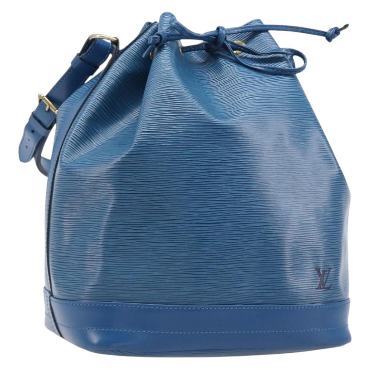 LOUIS VUITTON Epi Noe Shoulder Bag Blue M44005 LV Auth 200377A