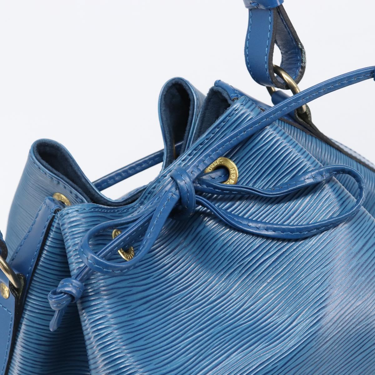 LOUIS VUITTON Epi Noe Shoulder Bag Blue M44005 LV Auth 200377A