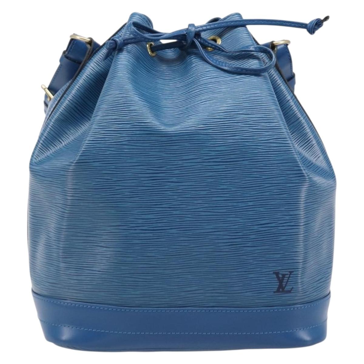 LOUIS VUITTON Epi Noe Shoulder Bag Blue M44005 LV Auth 200377A