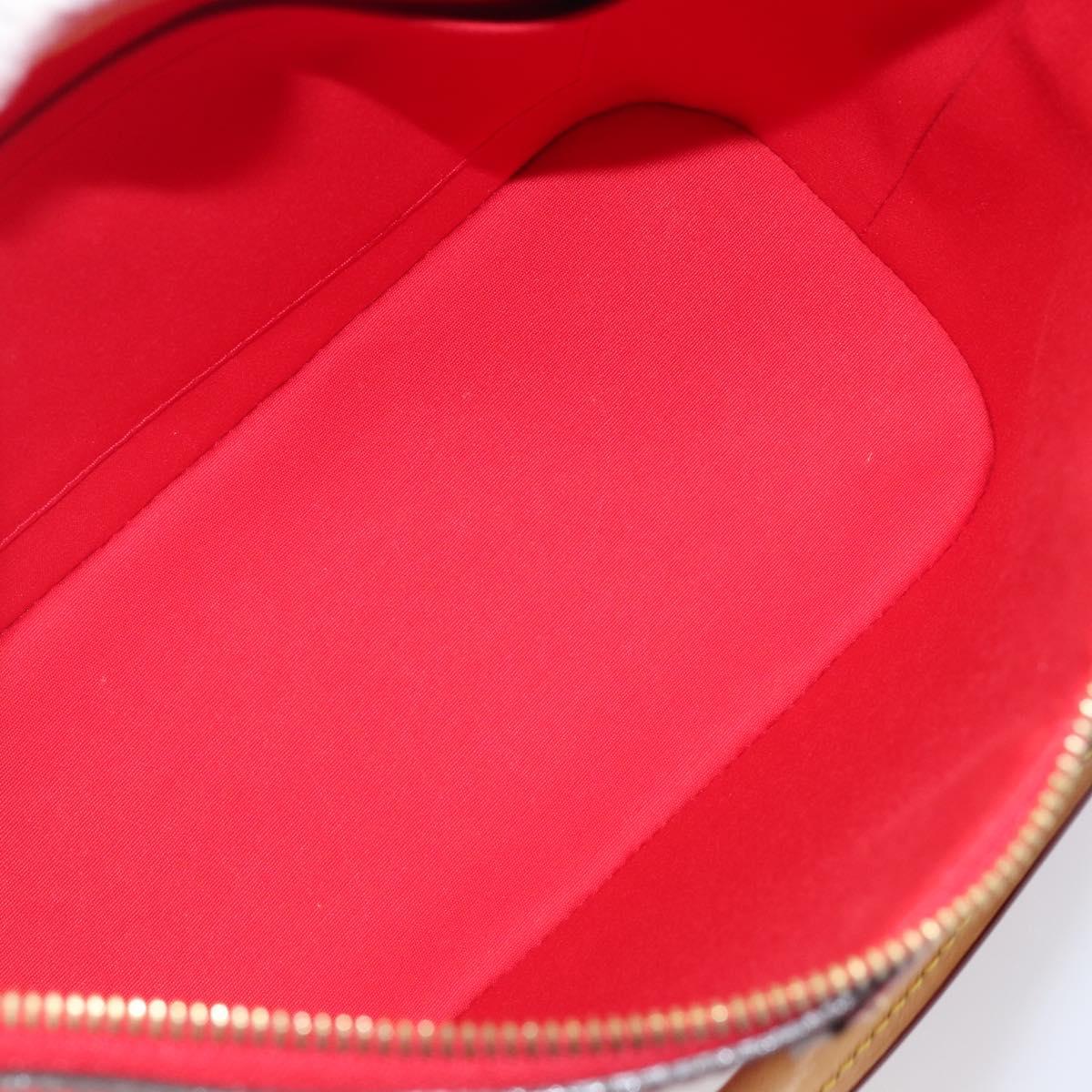 LOUIS VUITTON Monogram Vernis Montebello PM Hand Bag Red M90165 LV Auth 200378V