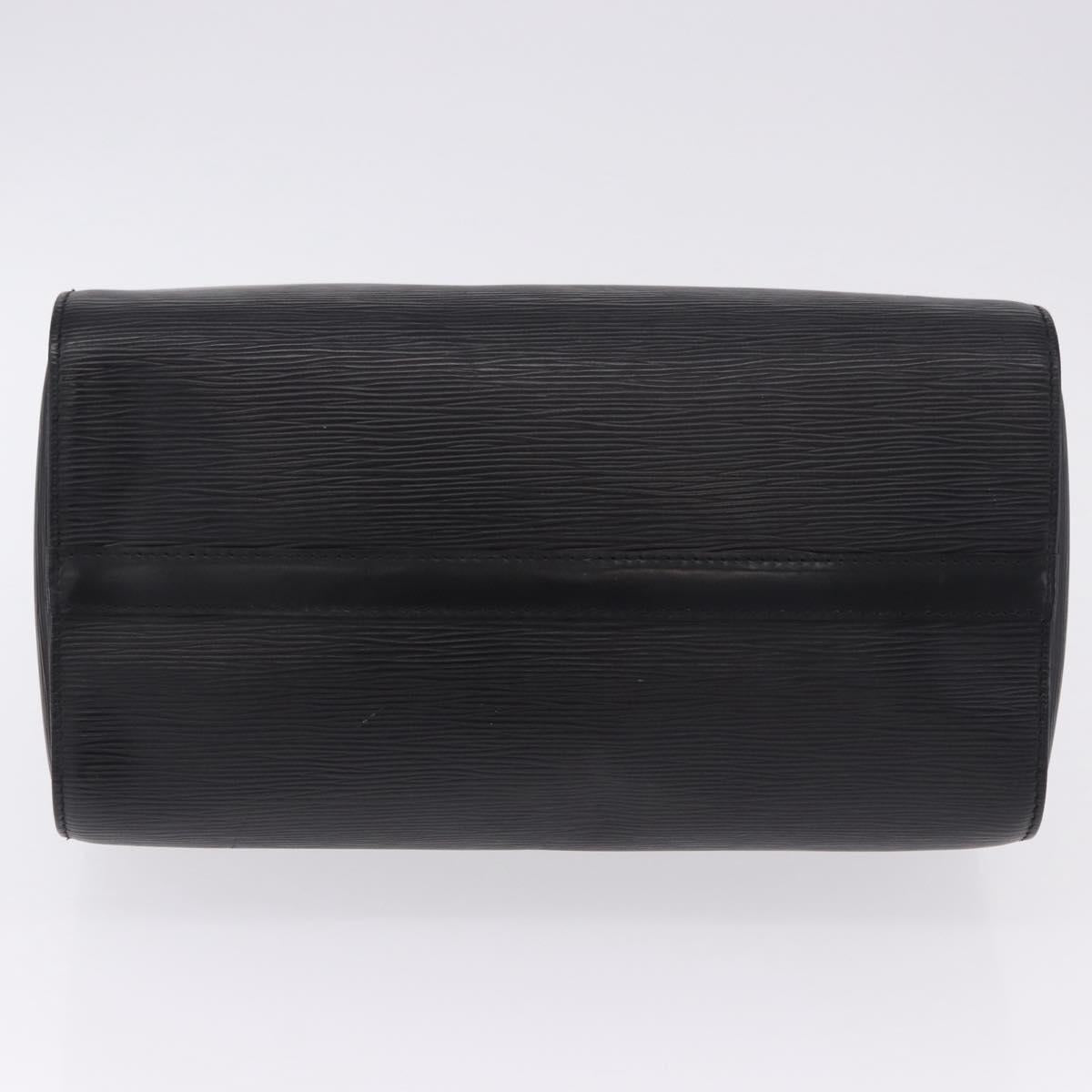 LOUIS VUITTON Epi Speedy 30 Hand Bag Noir Black M43002 LV Auth 200381V