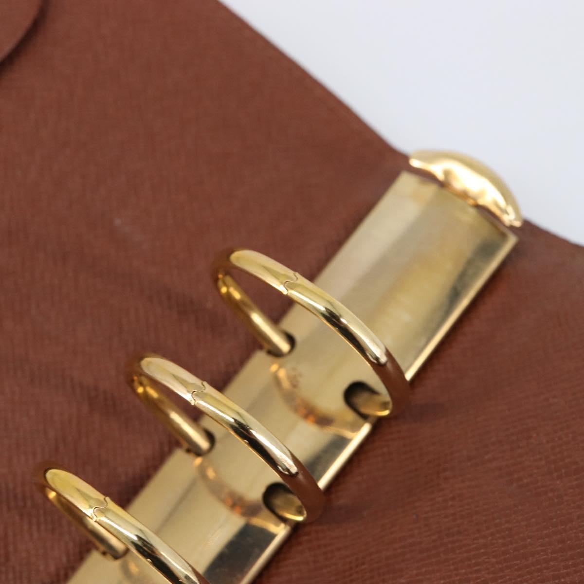 LOUIS VUITTON Monogram Agenda GM Day Planner Cover R20006 LV Auth 200385V