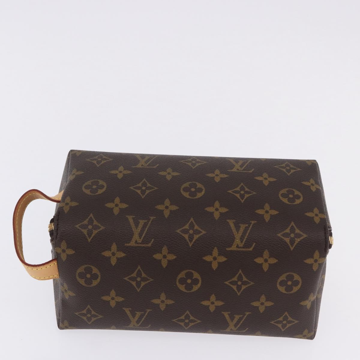 LOUIS VUITTON Monogram Shoe Care Kit Pouch M47925 LV Auth 200390A