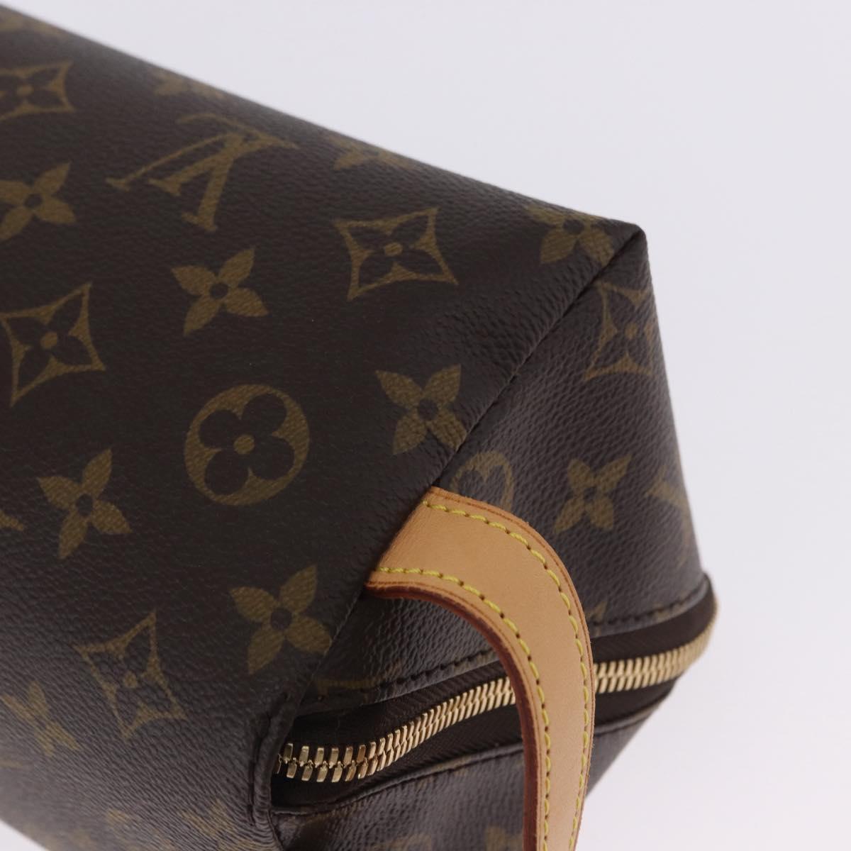 LOUIS VUITTON Monogram Shoe Care Kit Pouch M47925 LV Auth 200390A