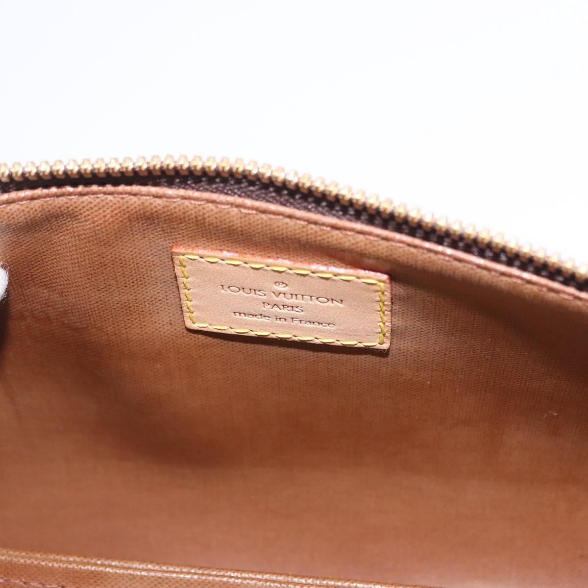 LOUIS VUITTON Monogram Shoe Care Kit Pouch M47925 LV Auth 200390A