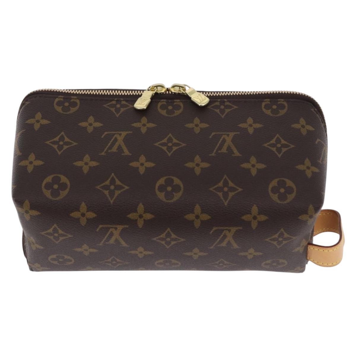 LOUIS VUITTON Monogram Shoe Care Kit Pouch M47925 LV Auth 200390A