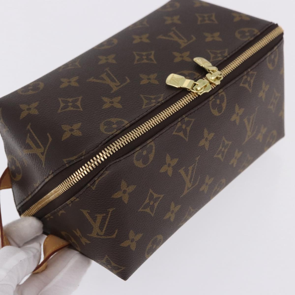 LOUIS VUITTON Monogram Shoe Care Kit Pouch M47925 LV Auth 200390A