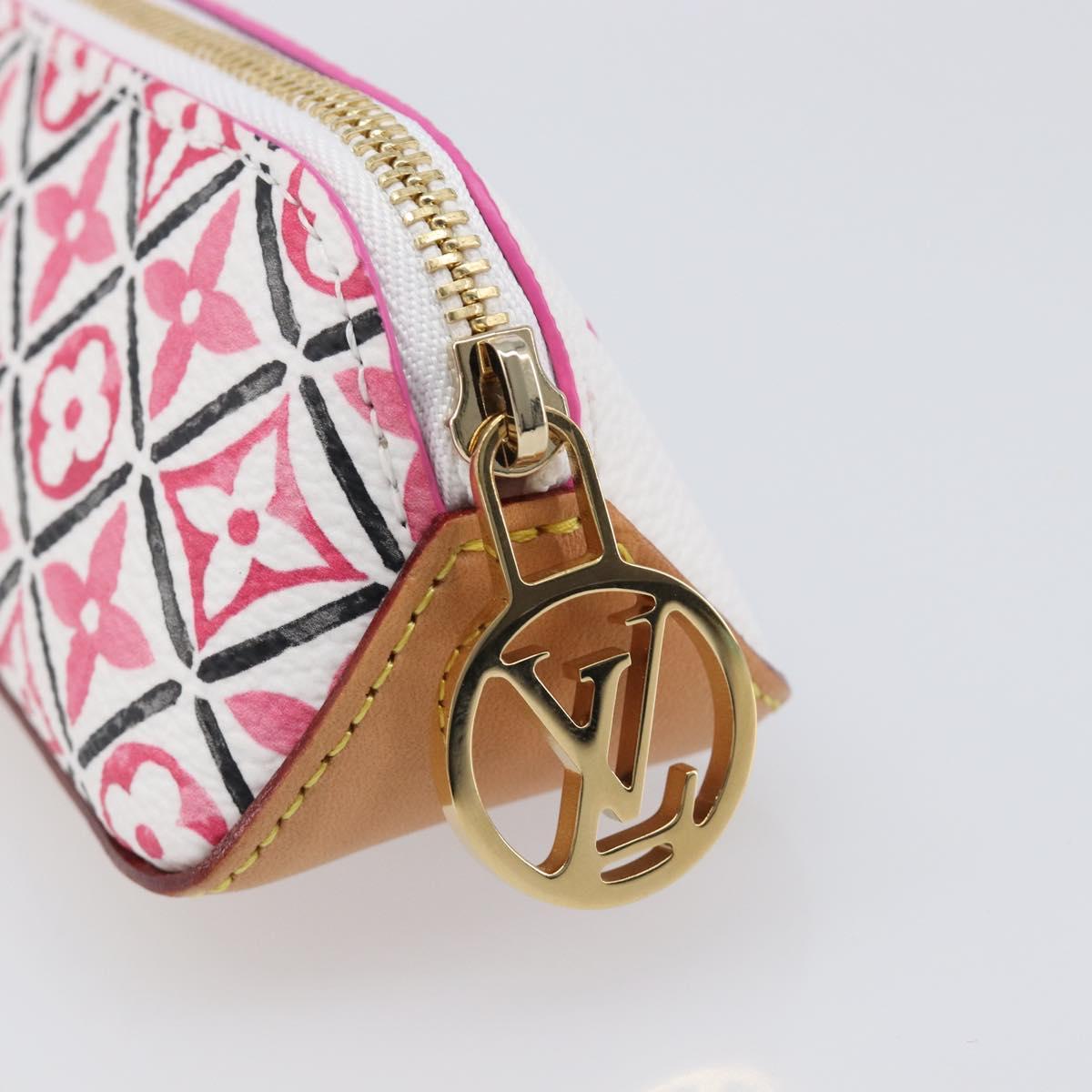 LOUIS VUITTON LV By The Pool Trousse Elizabeth Pen Case Pink GI0907 Auth 200395V