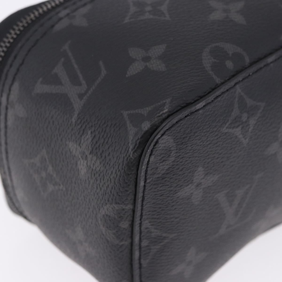 LOUIS VUITTON Monogram Eclipse Cube de Langemont PM Pouch M44697 LV Auth 200397V