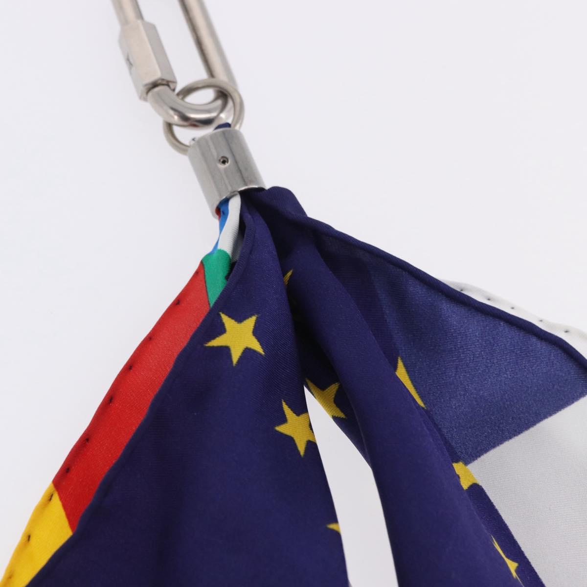 LOUIS VUITTON Bijoux Sac Flags Charm Silk Multicolor MP2485 LV Auth 200403M