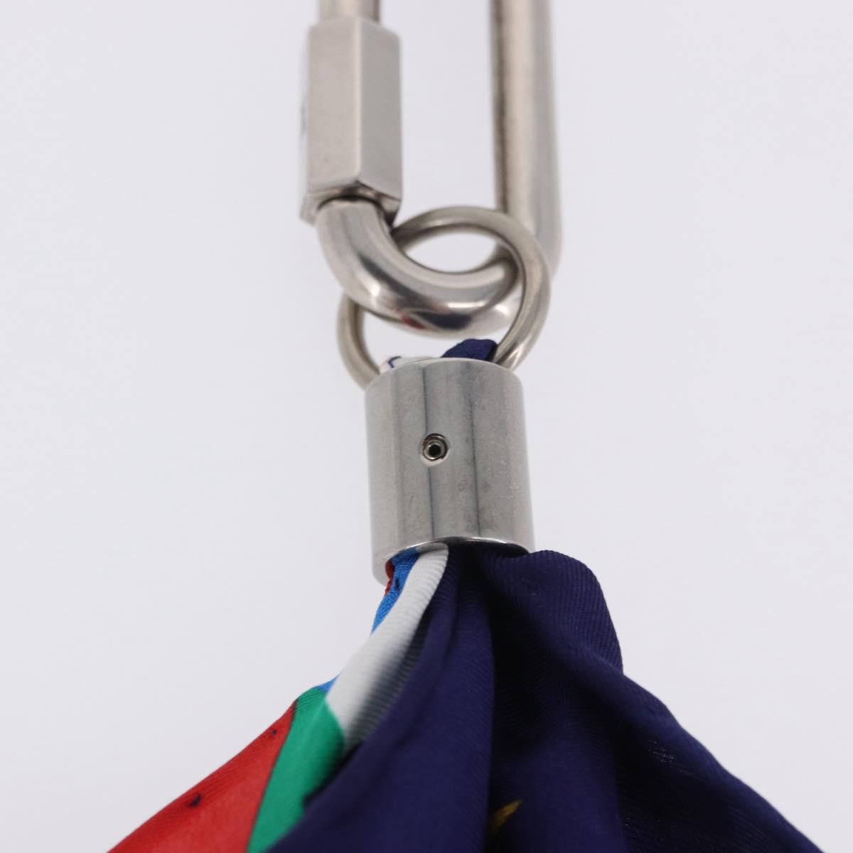 LOUIS VUITTON Bijoux Sac Flags Charm Silk Multicolor MP2485 LV Auth 200403M
