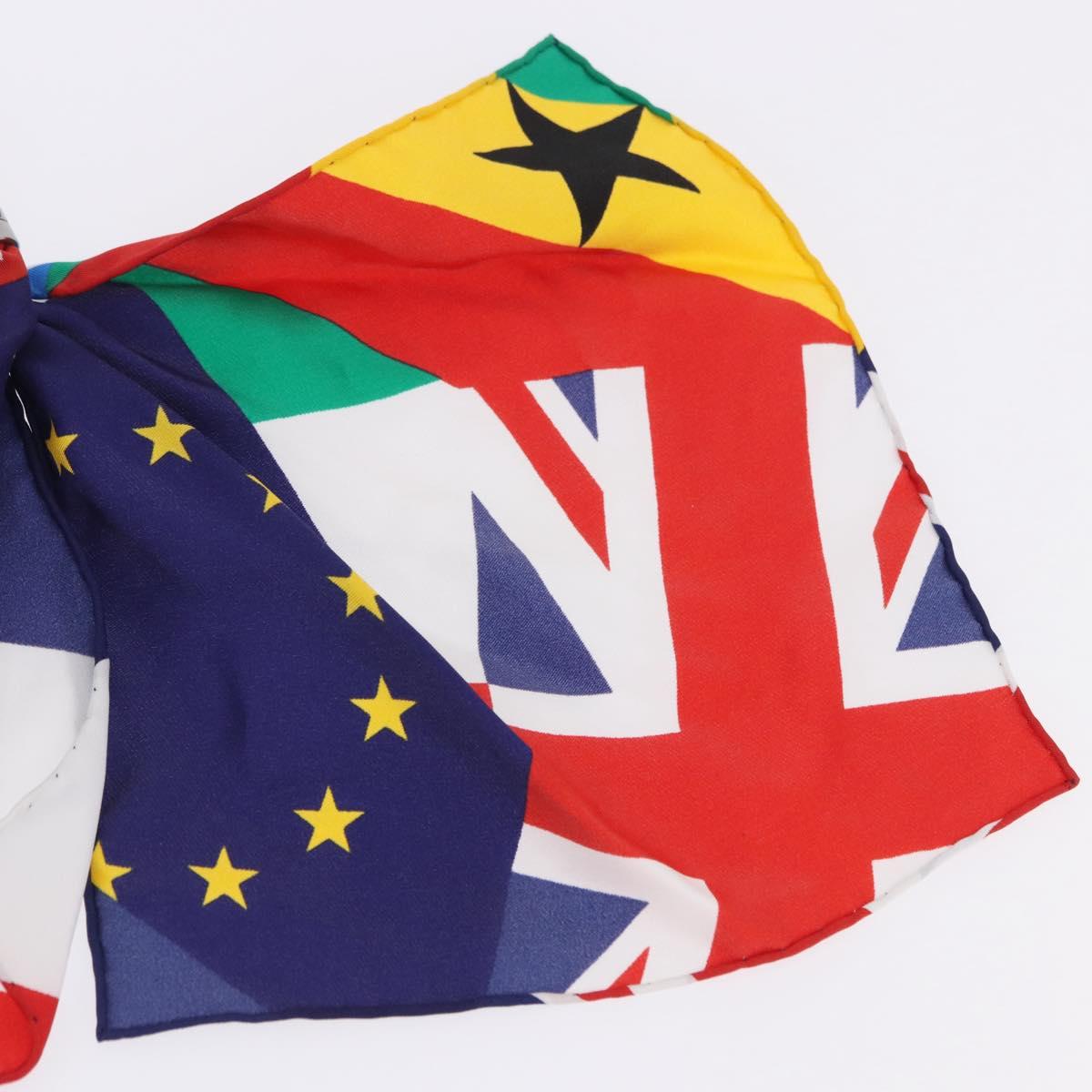 LOUIS VUITTON Bijoux Sac Flags Charm Silk Multicolor MP2485 LV Auth 200403M