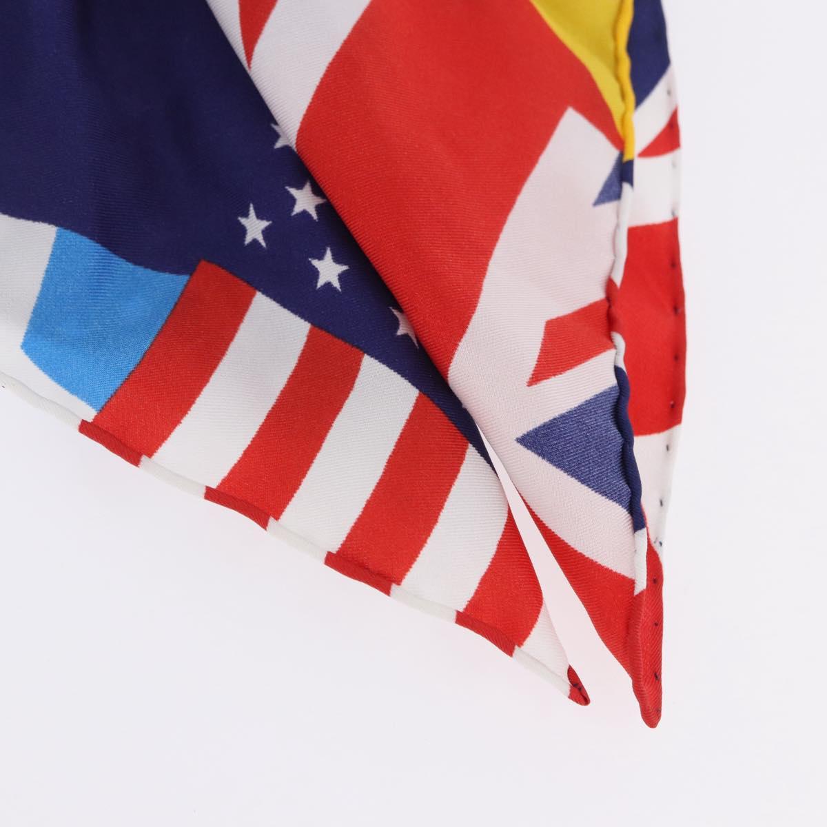 LOUIS VUITTON Bijoux Sac Flags Charm Silk Multicolor MP2485 LV Auth 200403M