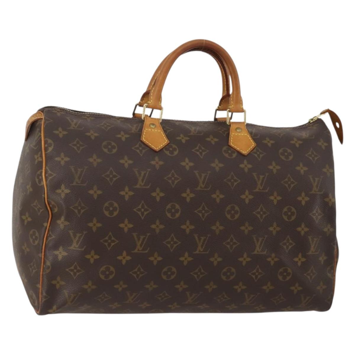 LOUIS VUITTON Monogram Speedy 40 Hand Bag M41522 LV Auth 200405