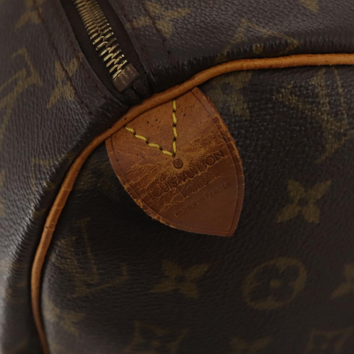 LOUIS VUITTON Monogram Speedy 40 Hand Bag M41522 LV Auth 200405