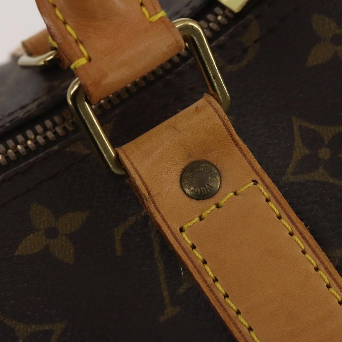 LOUIS VUITTON Monogram Keepall Bandouliere 55 Boston Bag M41414 LV Auth 200406V