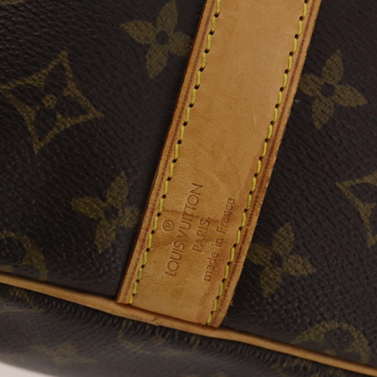 LOUIS VUITTON Monogram Keepall Bandouliere 55 Boston Bag M41414 LV Auth 200406V