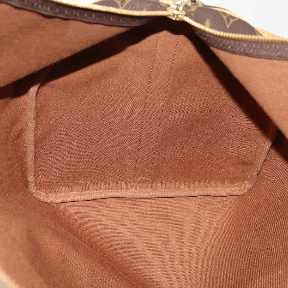 LOUIS VUITTON Monogram Keepall Bandouliere 55 Boston Bag M41414 LV Auth 200406V