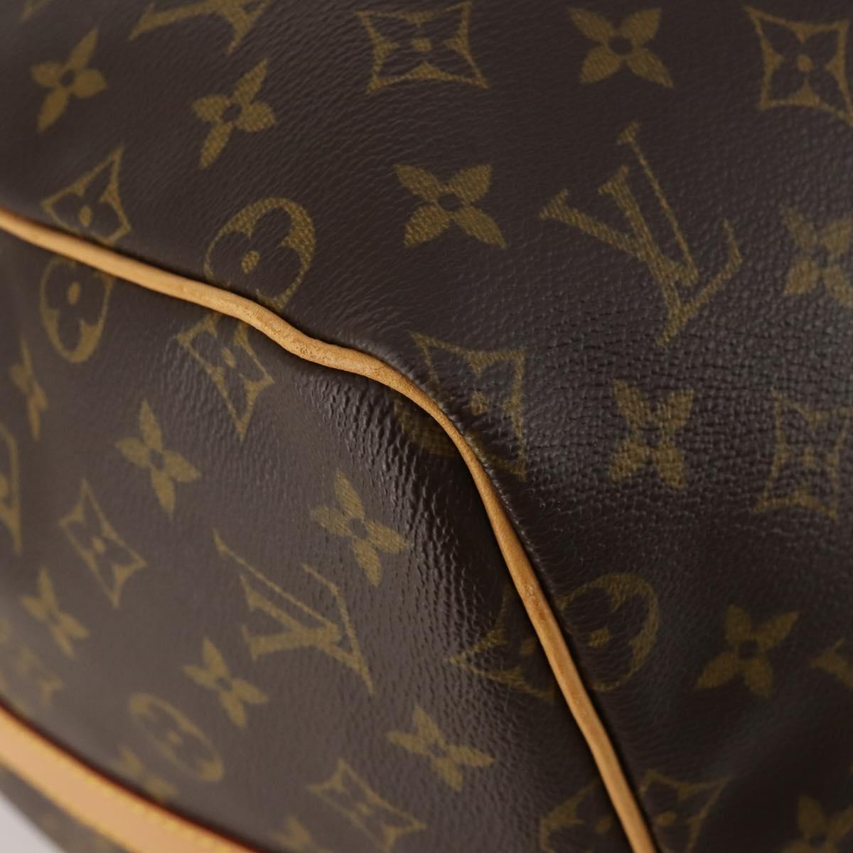 LOUIS VUITTON Monogram Keepall Bandouliere 55 Boston Bag M41414 LV Auth 200407V