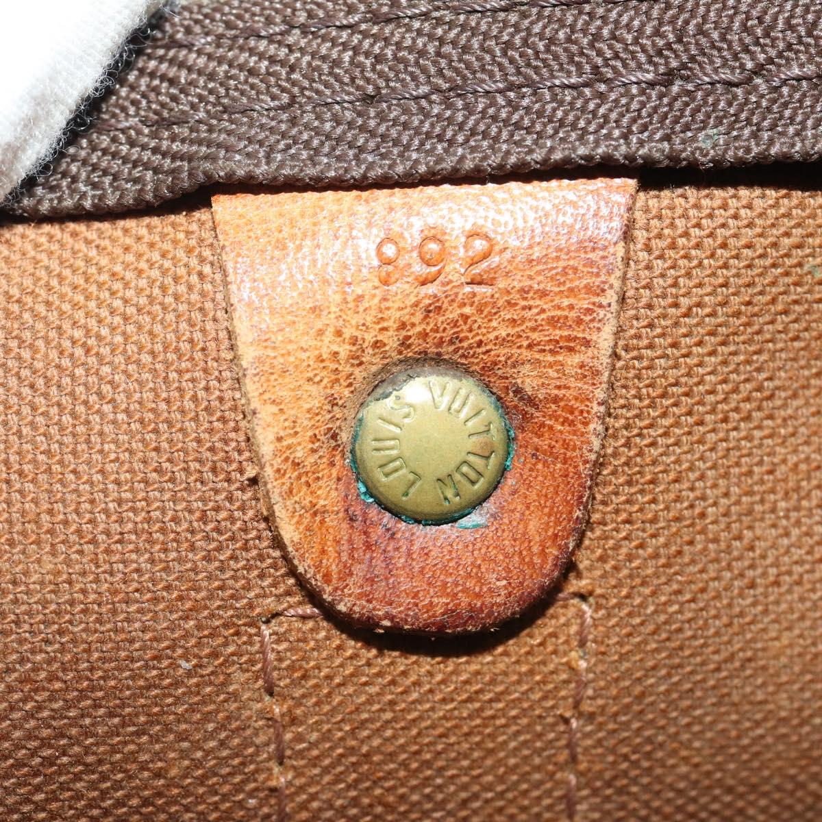 LOUIS VUITTON Monogram Keepall 50 Boston Bag M41426 LV Auth 200408