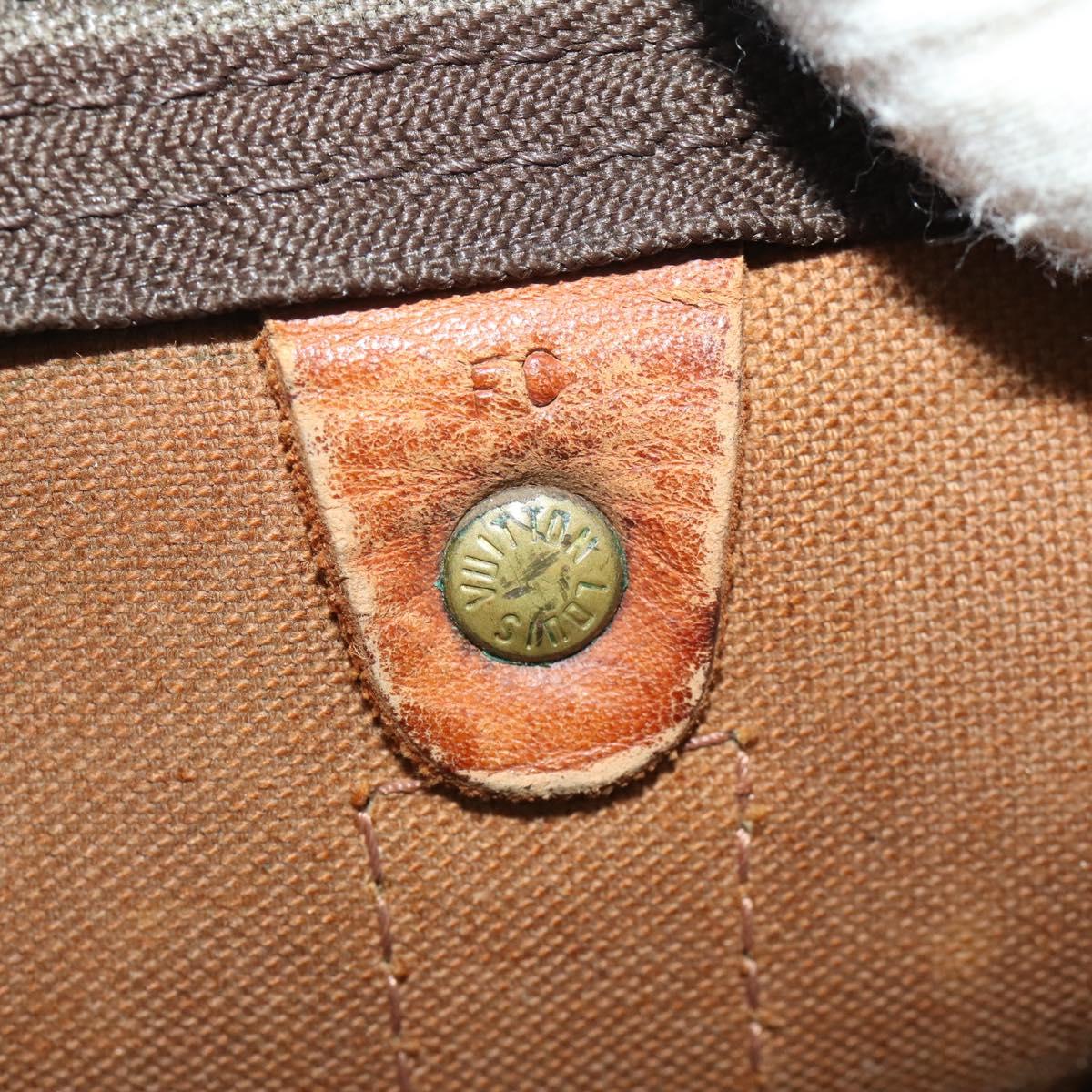 LOUIS VUITTON Monogram Keepall 50 Boston Bag M41426 LV Auth 200408