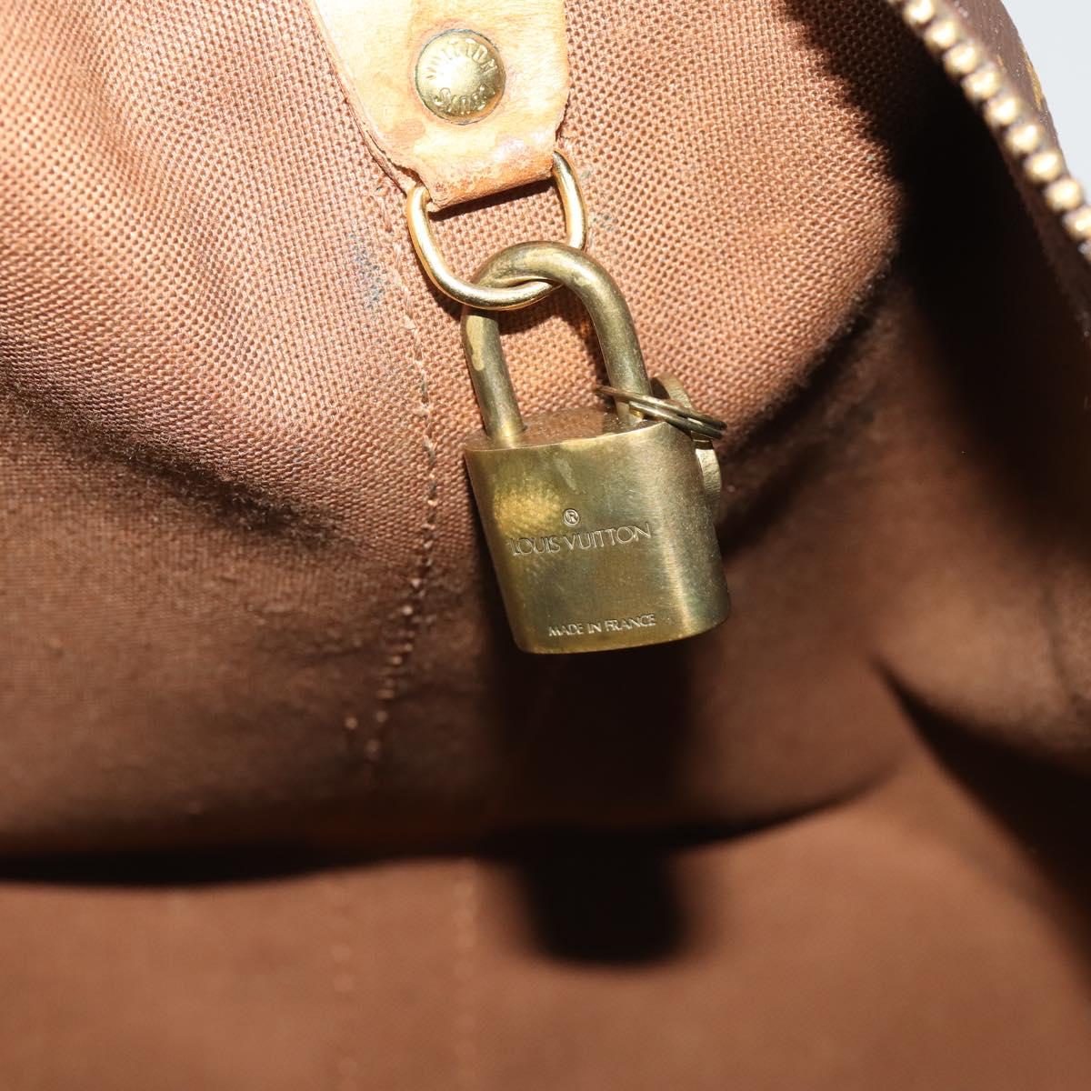 LOUIS VUITTON Monogram Keepall 50 Boston Bag M41426 LV Auth 200409V