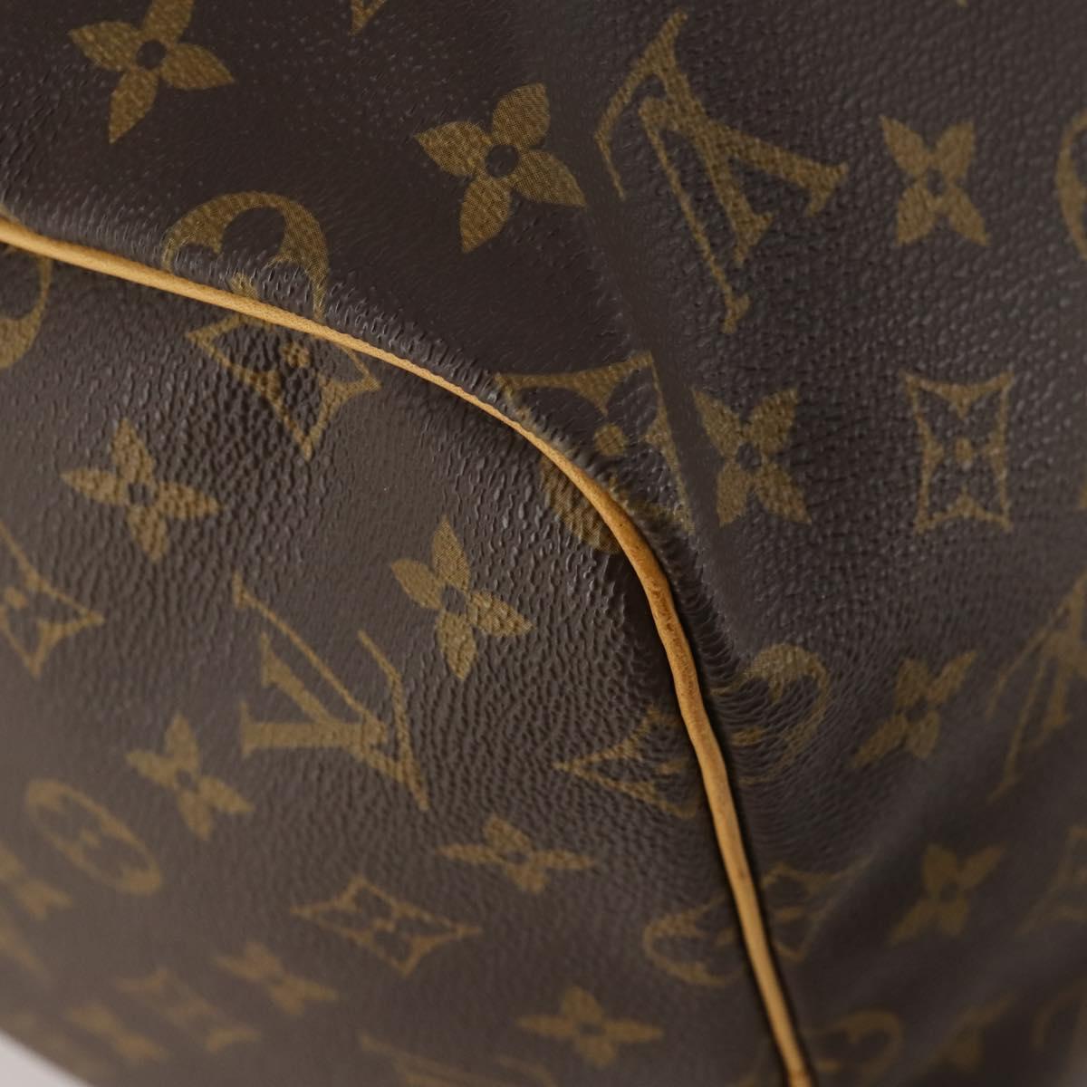LOUIS VUITTON Monogram Keepall 55 Boston Bag M41424 LV Auth 200410SAV