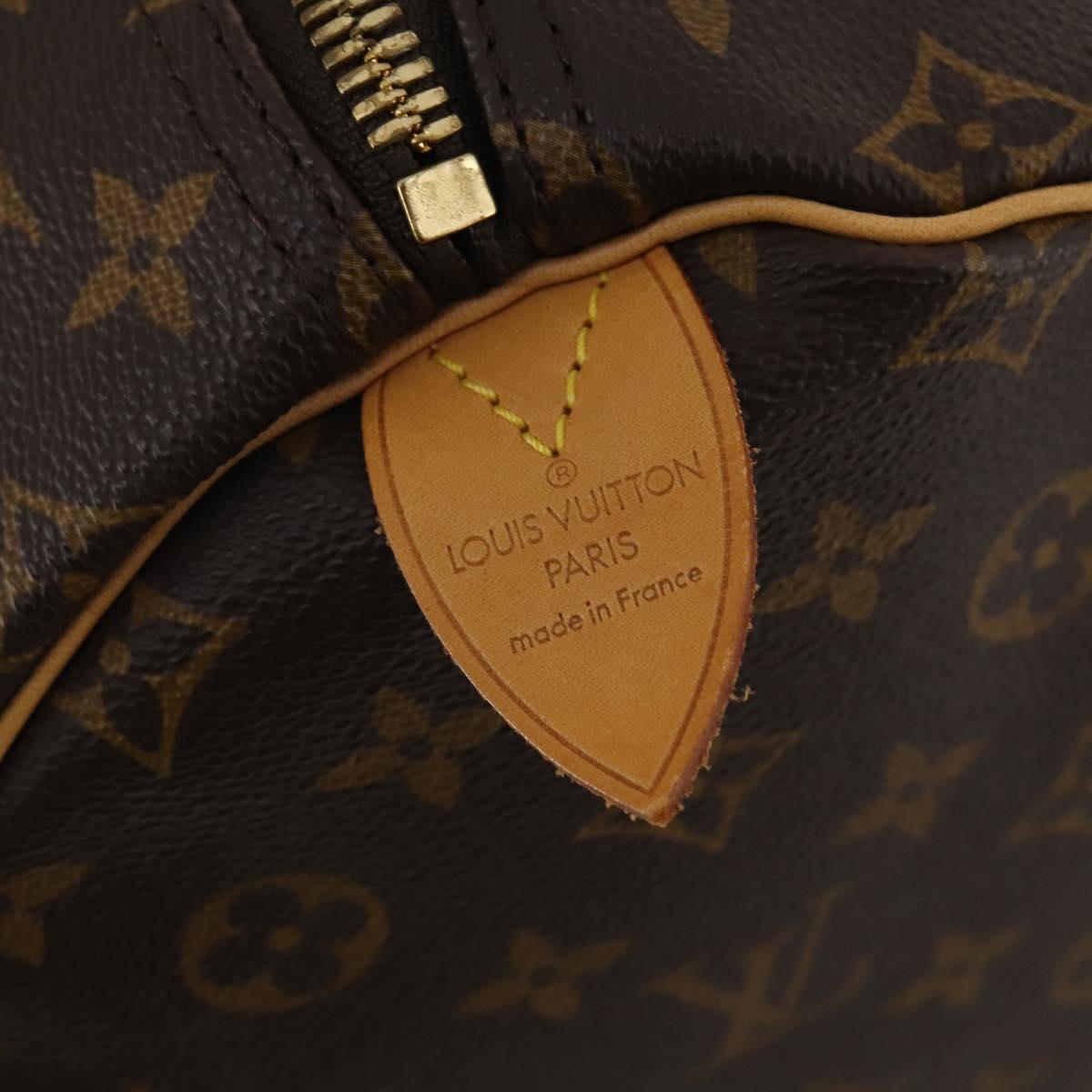 LOUIS VUITTON Monogram Keepall 55 Boston Bag M41424 LV Auth 200410SAV