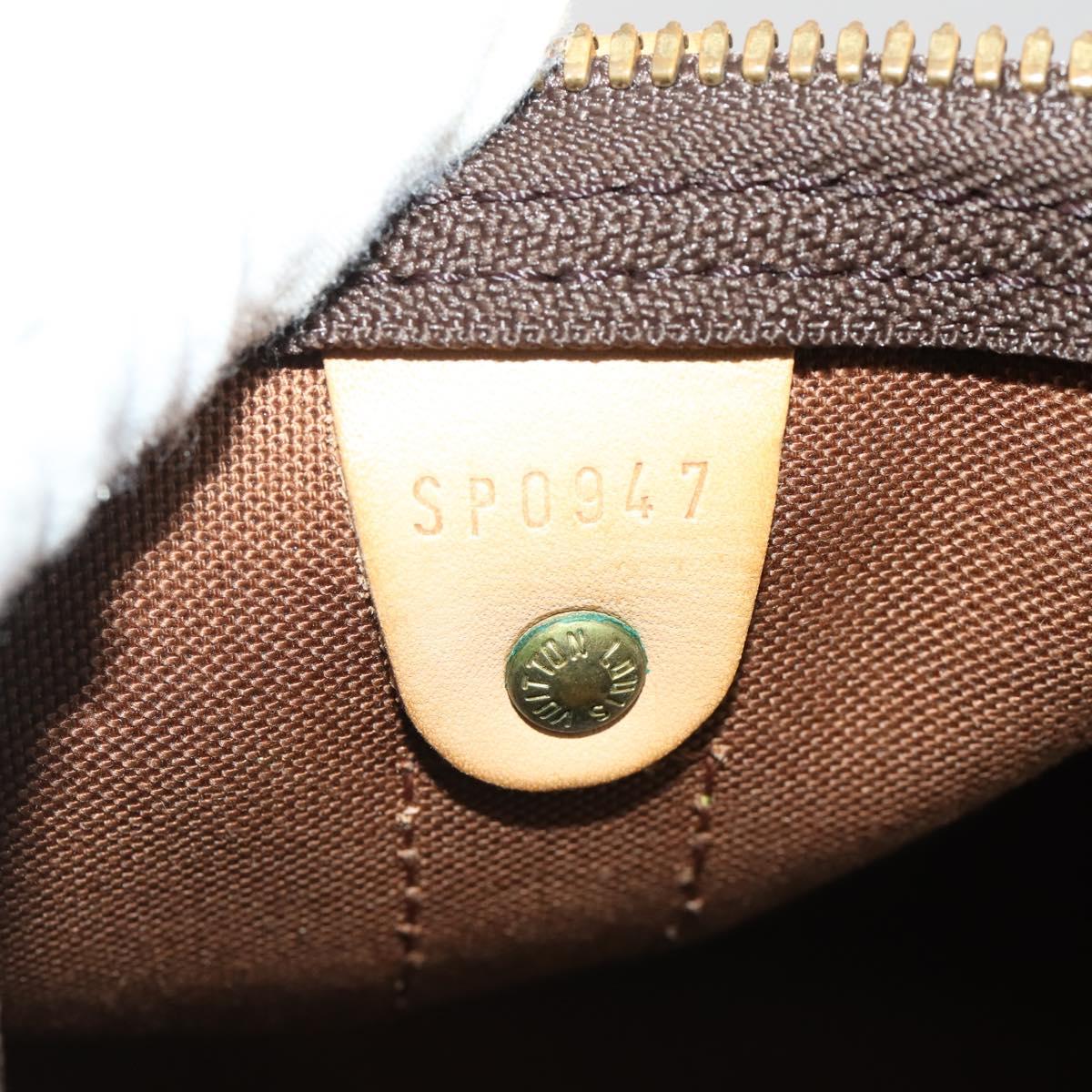 LOUIS VUITTON Monogram Keepall 55 Boston Bag M41424 LV Auth 200410SAV