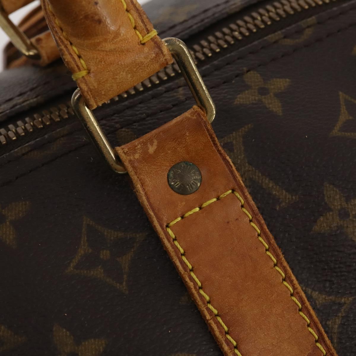LOUIS VUITTON Monogram Keepall 50 Boston Bag M41426 LV Auth 200411