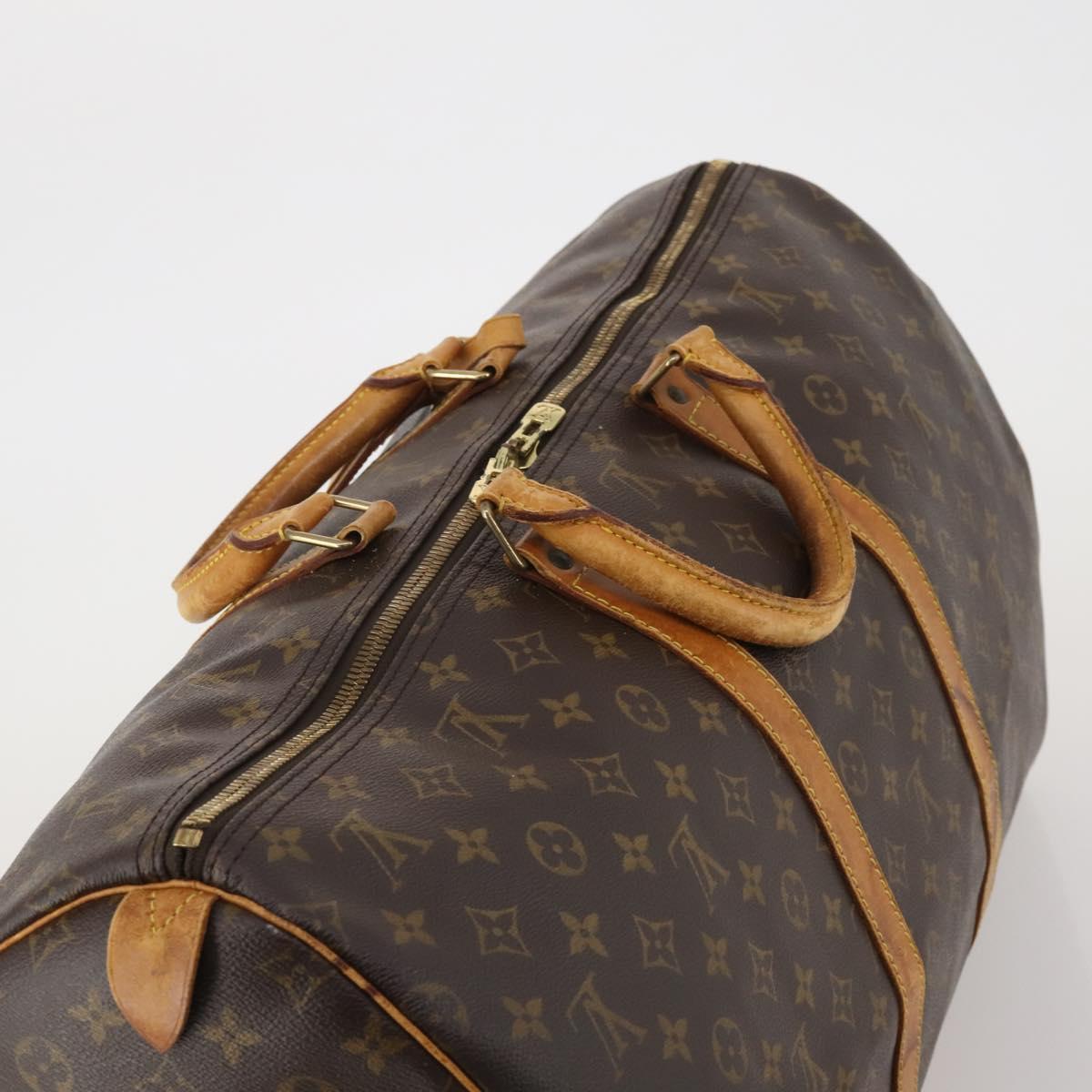 LOUIS VUITTON Monogram Keepall 50 Boston Bag M41426 LV Auth 200411