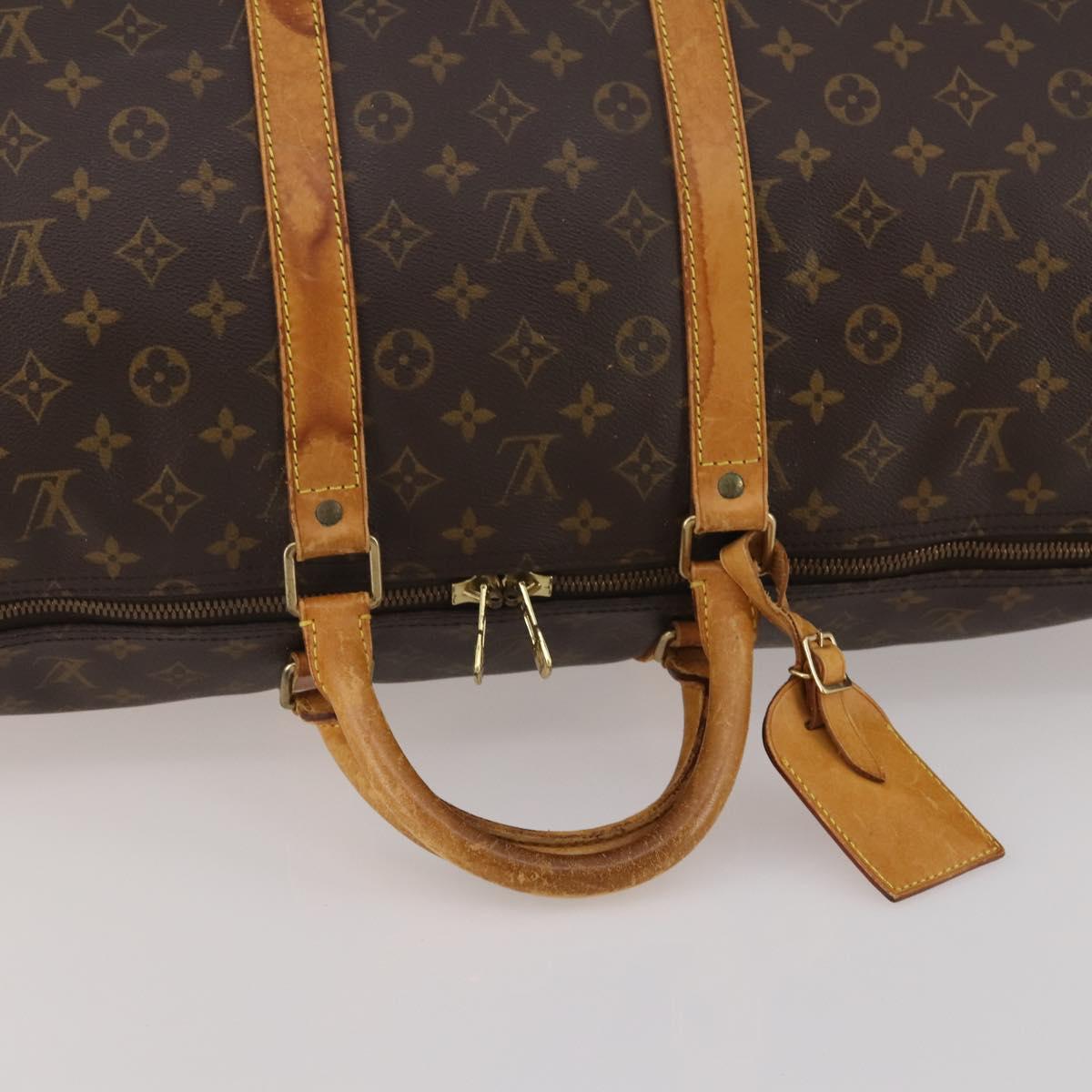 LOUIS VUITTON Monogram Keepall 50 Boston Bag M41426 LV Auth 200411